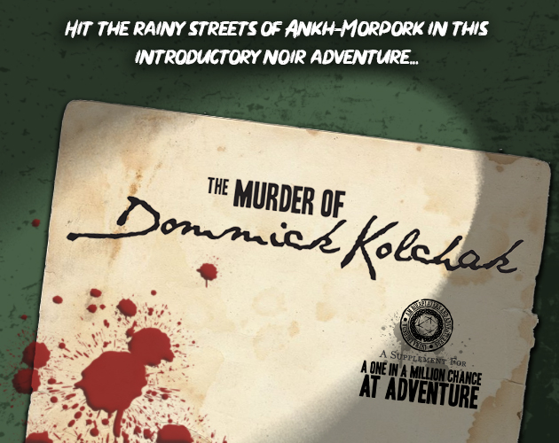 Cover image for The Murder of Dommick Kolchak