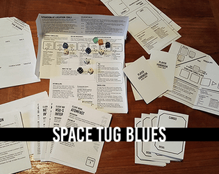 Space Tug Blues   - a folded paper ttrpg 