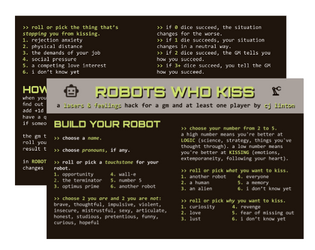 ROBOTS WHO KISS   - a lasers & feelings hack 