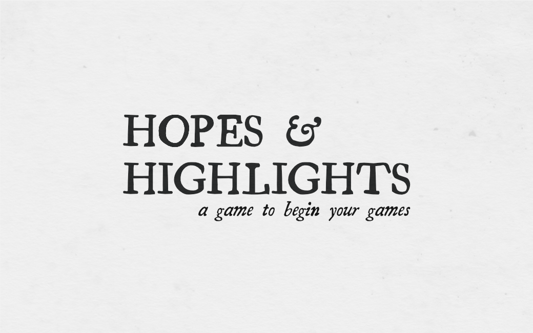 Cover image for Hopes and Highlights