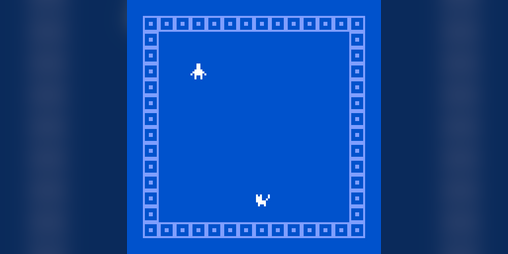 Cover image for Having the time of your life playing a bitsy game.