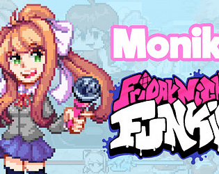 Friday Night Funkin Monika (DDLC) mod (KADE ENGINE)