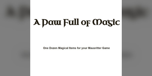 Cover image for A Paw Full of Magic