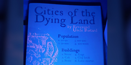 Cover image for Cities of the Dying Land