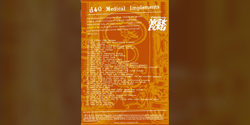 Cover image for d40 Medical Implements