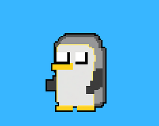 Sledding Penguin