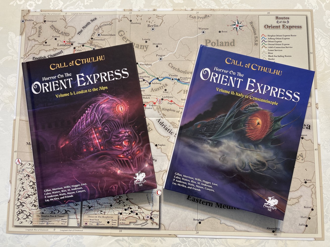 Orient Express tickets - Chaosium, Miskatonic Repository