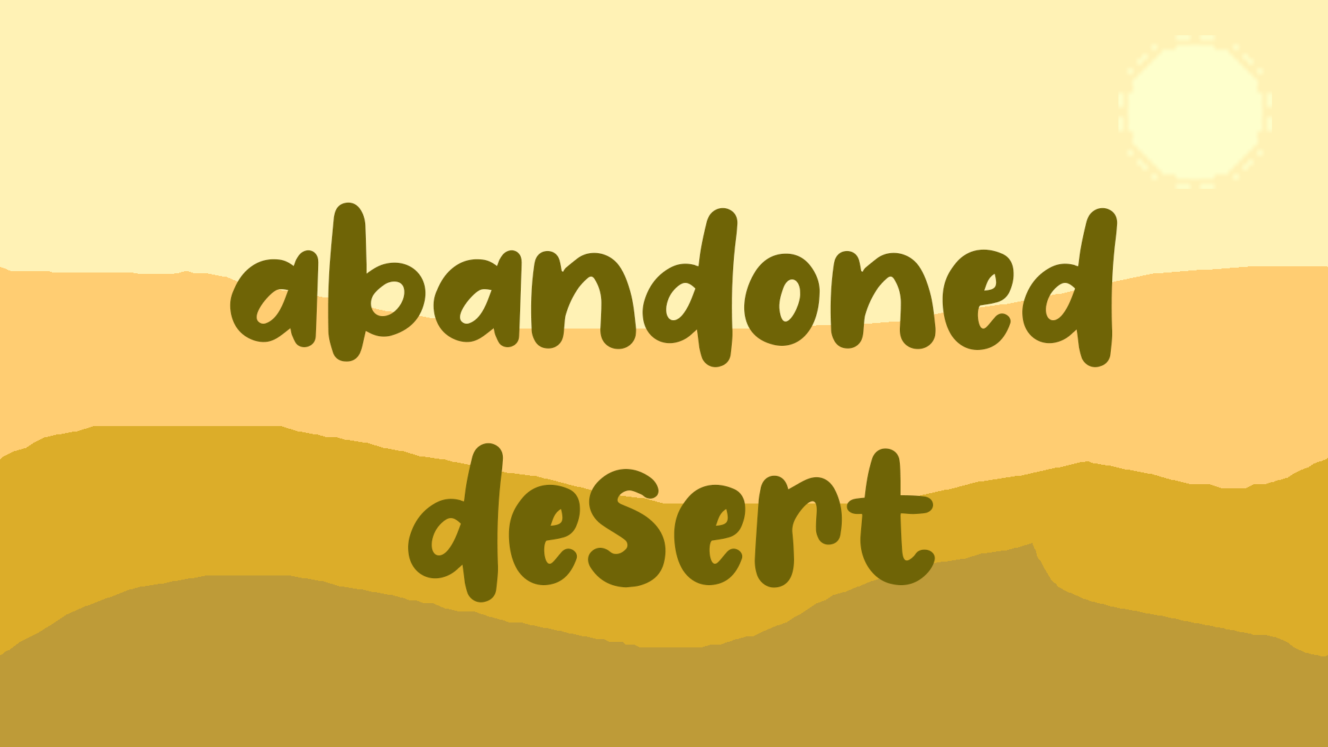 Abandoned Desert - 32x32