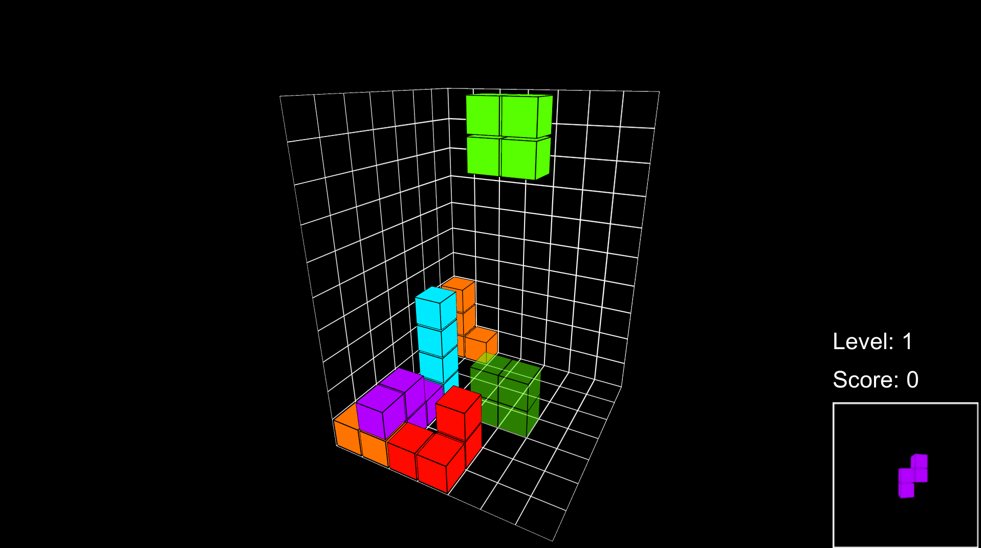 3D Tetris by Rain