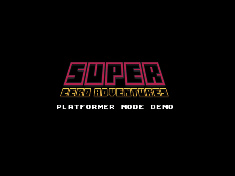 Super Zero Adventures - Platformer