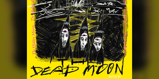 Cover image for The Dead Moon - Miserable MÖRK BORG Module