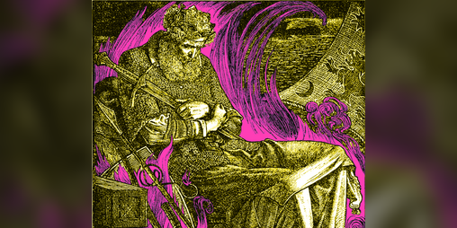 Cover image for The Ever-Burning Prophet — for MÖRK BORG