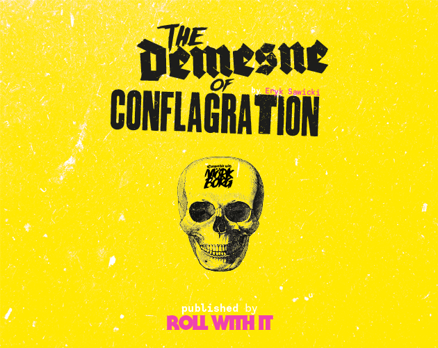 Cover image for The Demesne of Conflagration - A MÖRK BORG Dungeon Crawl