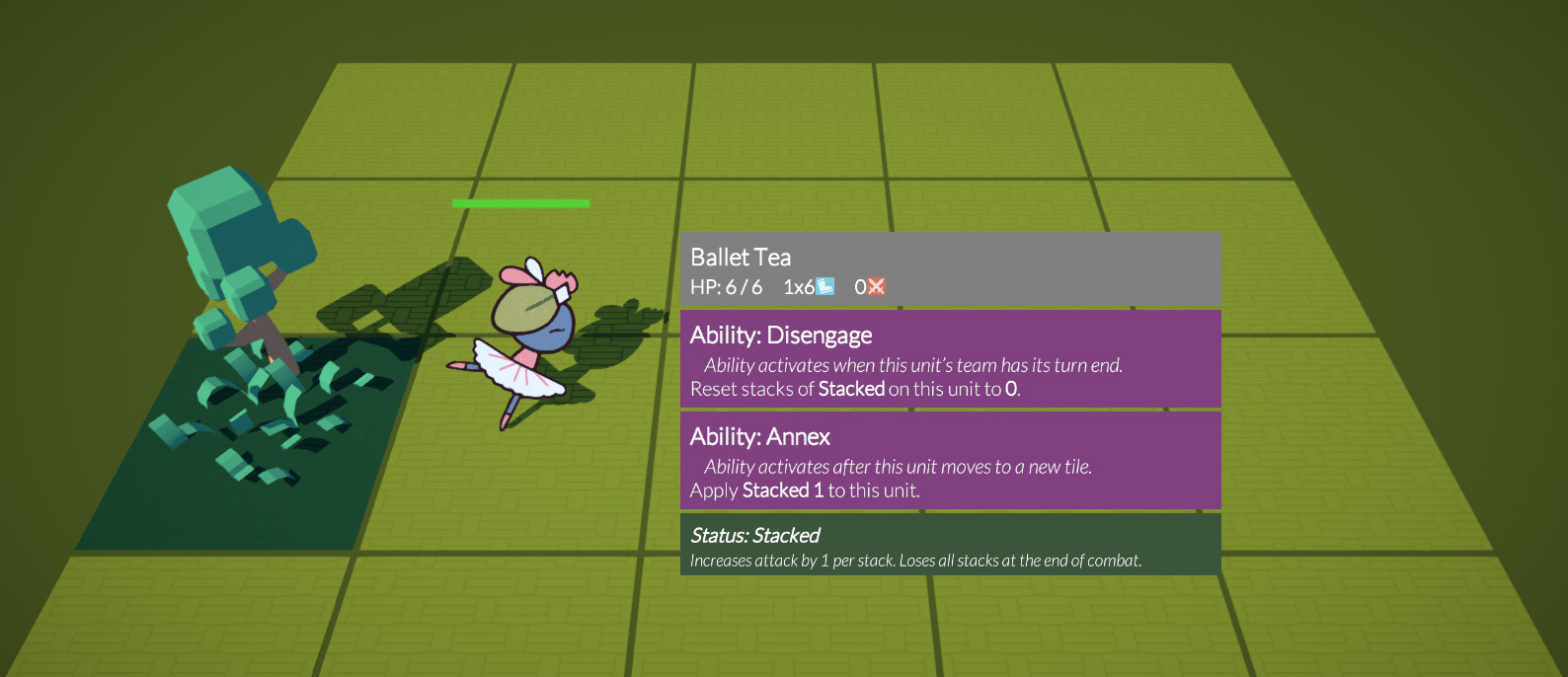 Ballet Tea's tooltips