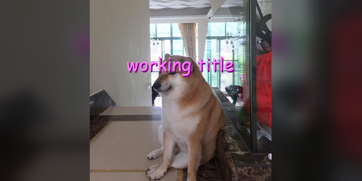 Cover image for Working Title