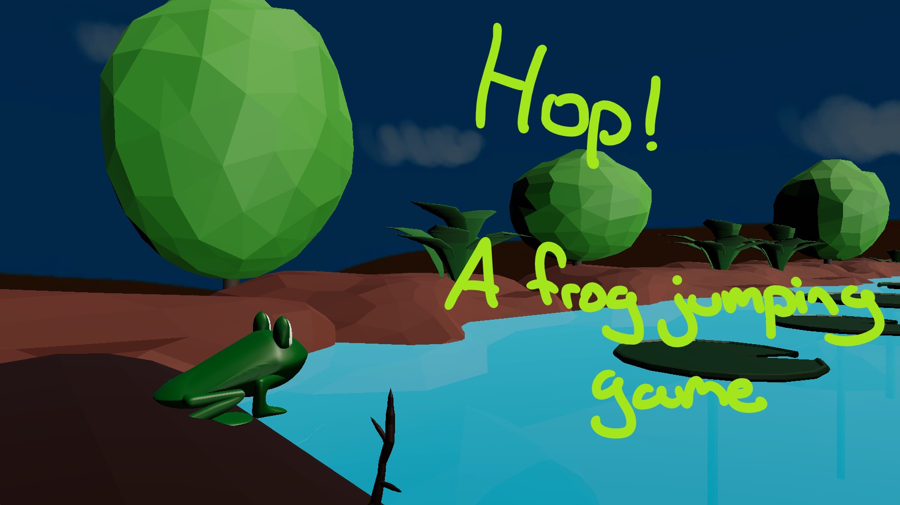 Hop! A frog jumping game