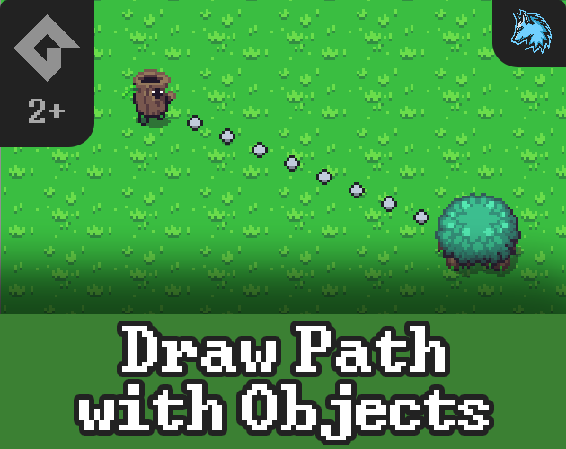 Draw Path With Objects for GMS2 Launch! - Draw Path With Objects - for Game  Maker Studio 2+ by GhostWolf