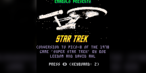 Cover image for Star Trek PICO-8
