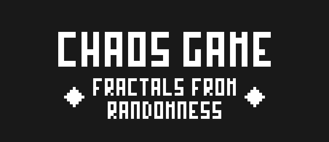 Chaos Game Simulation - Fractals from randomness