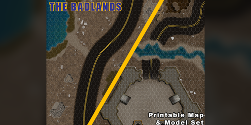 Cover image for The Badlands 30mm Map & Model Set