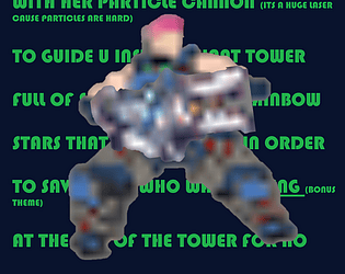 YET ANOTHER PLATFORMER BUT THIS TIME U ARE ZARYA FROM OVERWATCH WITH HER PARTICLE CANNON TO GUIDE U INSIDE A GIANT TOWER