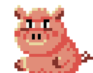 Piggy roblox pixel art