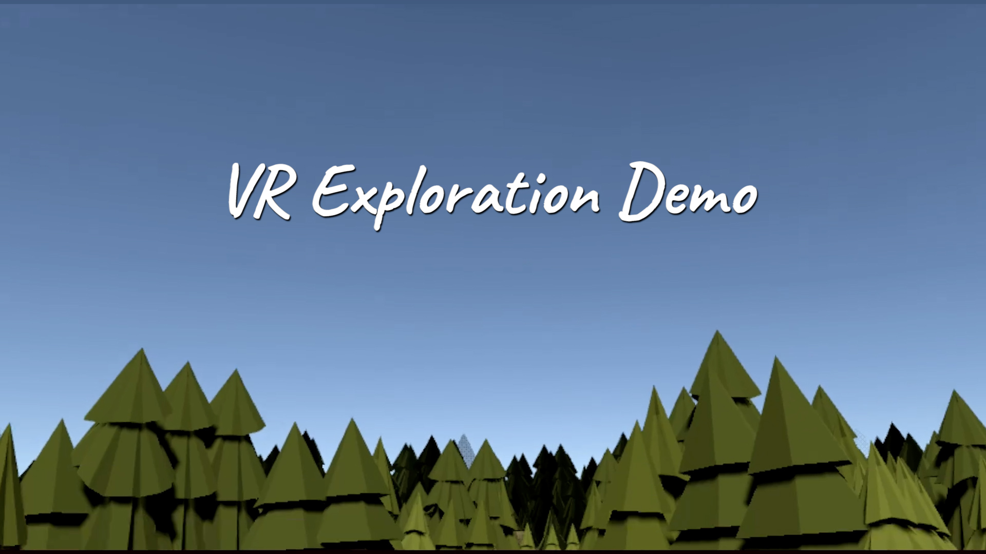 VR Exploration Demo