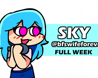 Friday Night Funkin VS. Sky mod port for Chromebooks