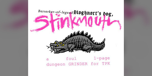 Cover image for STINKMOUTH - A Death-Stench Mörk Borg Module