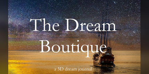 Cover image for The Dream Boutique: a 3D dream journal