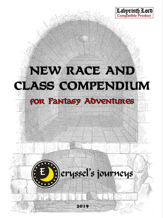 New Race and Class Compendium  - A Supplement for OSR RPGs