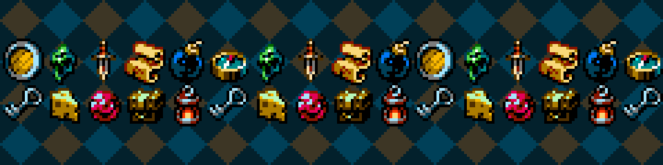 8bit Inventory items pack