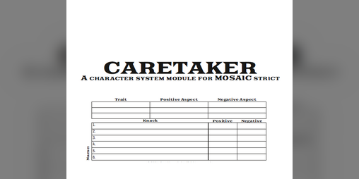 Cover image for Caretaker