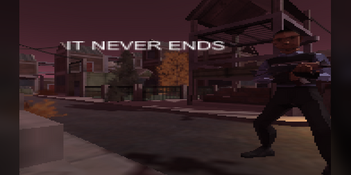 Cover image for It never ends