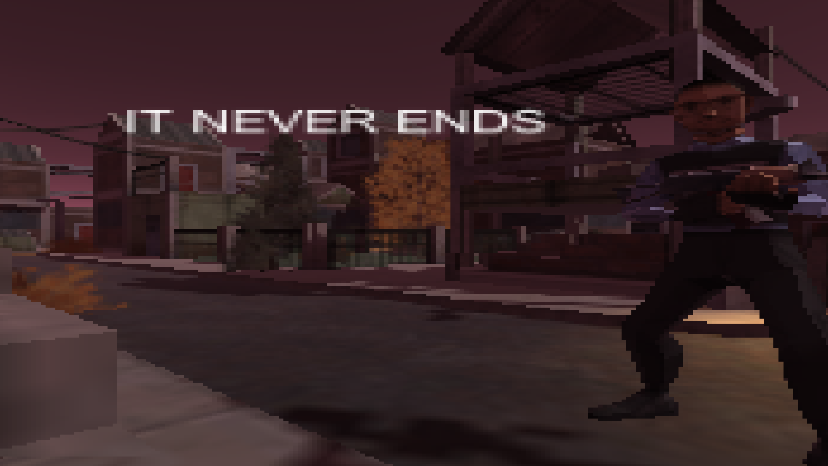 Cover image for It never ends