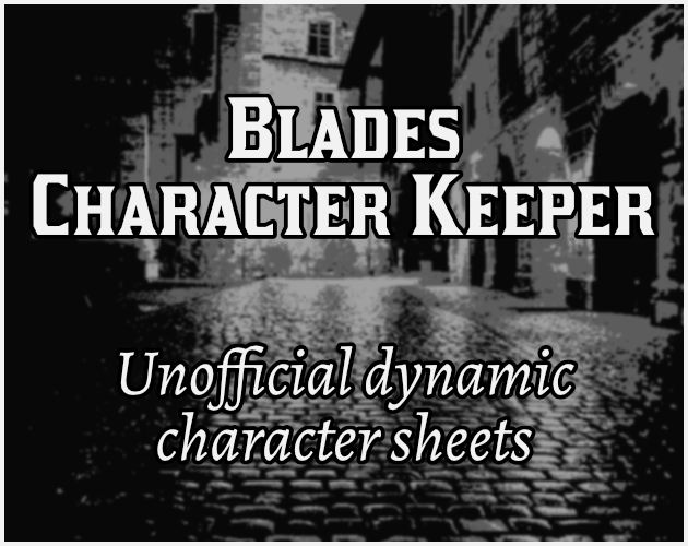 Cover image for Blades Character Keeper