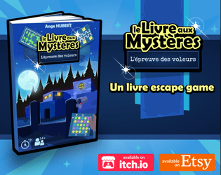 le Livre aux Mystères : l'épreuve des voleurs   - Un livre Escape Game aux mécaniques uniques ! 