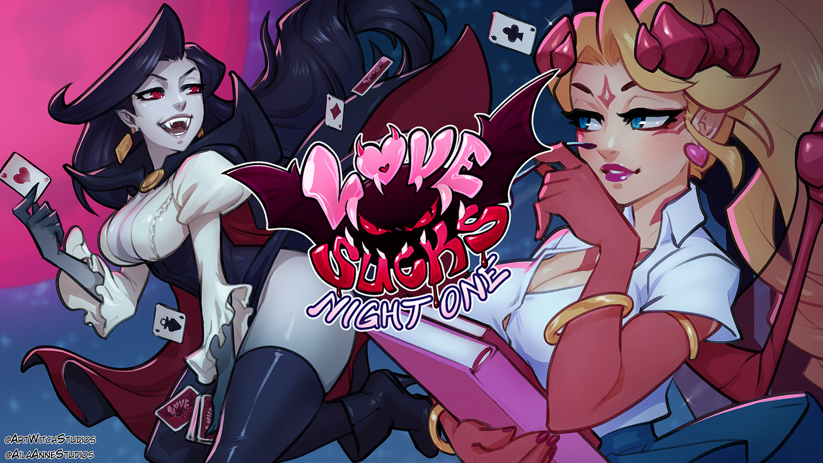 1600px x 900px - Love Sucks: Night One by Art Witch Studios