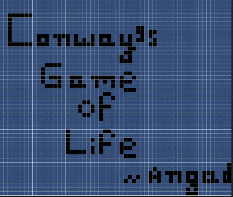 Conway's game of life