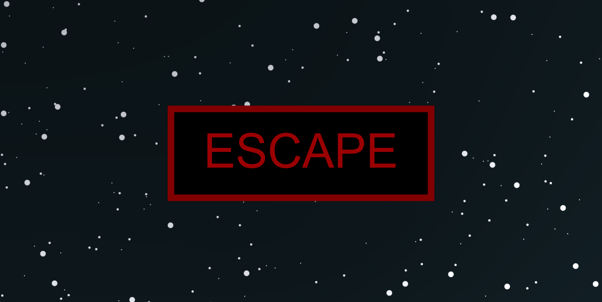 Cover image for ESCAPE!