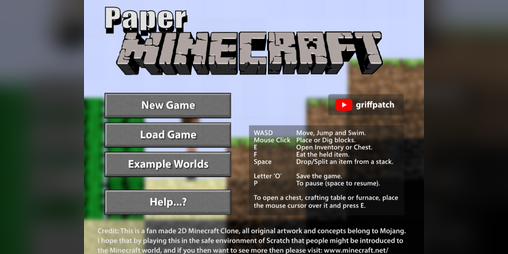 Cover image for paper minecraft