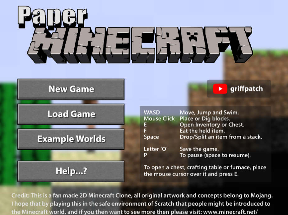 Cover image for paper minecraft