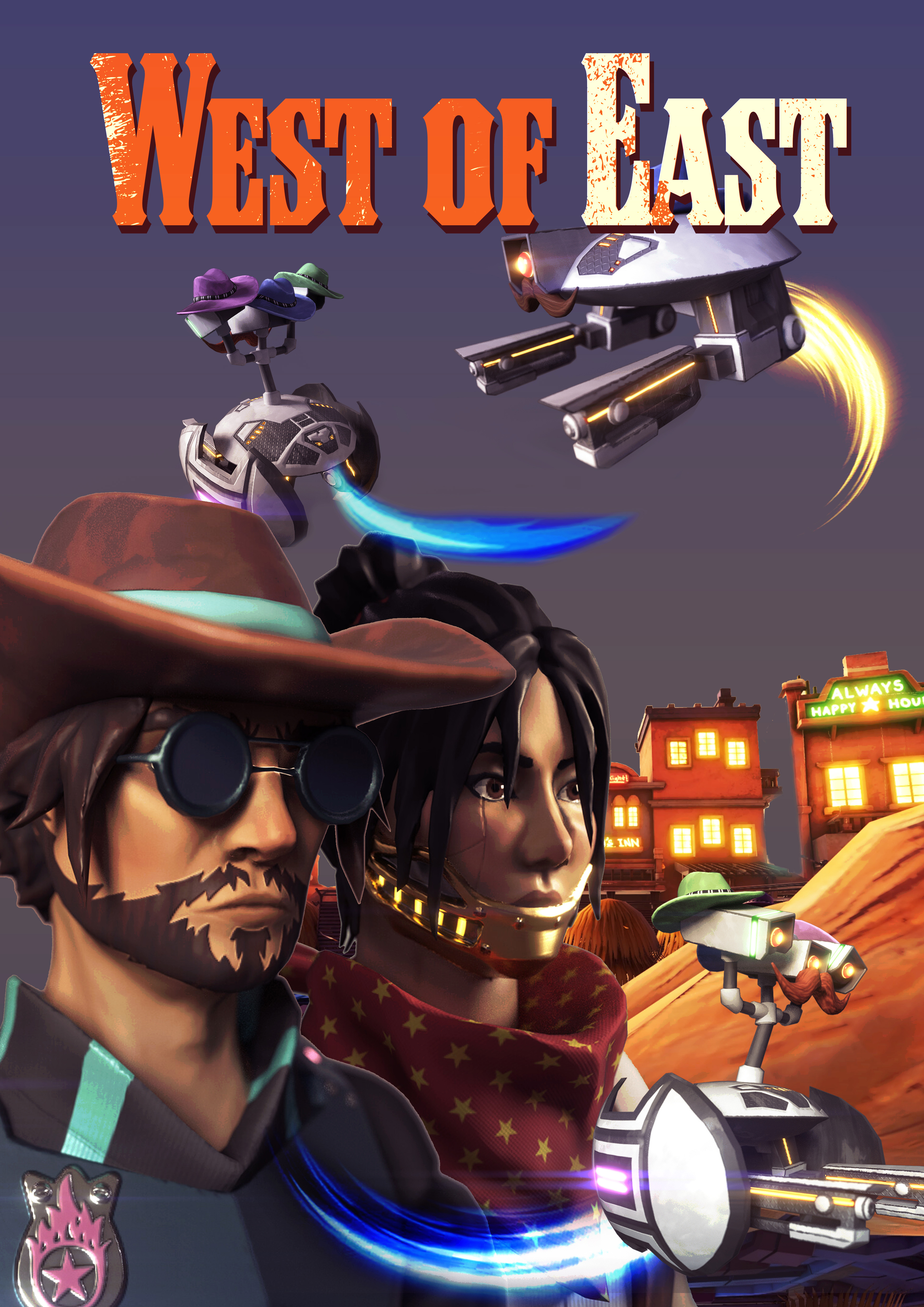 Cover image for West of East