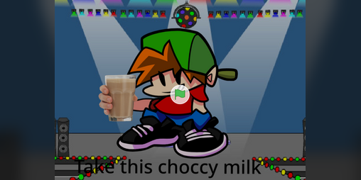 Cover image for a choccy milk meme