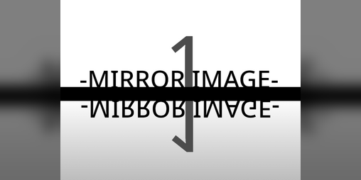Cover image for -MIRROR IMAGE 1-