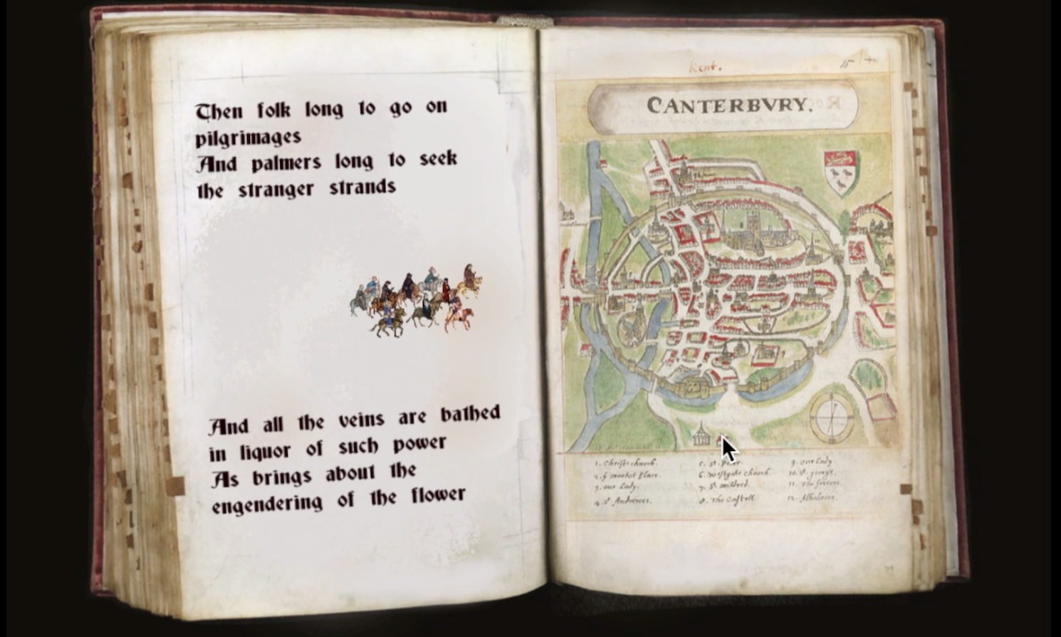 Cover image for A Canterbury Pilgrimage 1