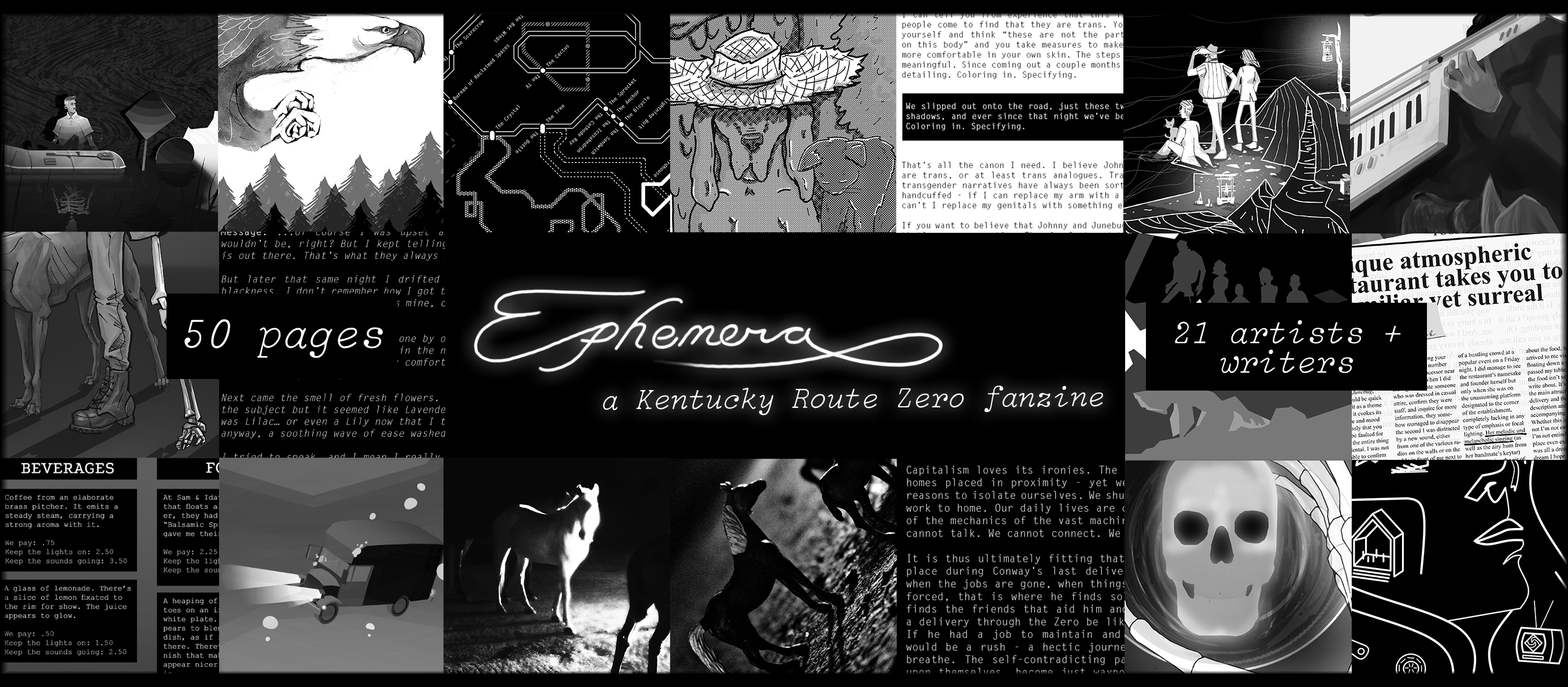 Ephemera: A Kentucky Route Zero Fan Zine