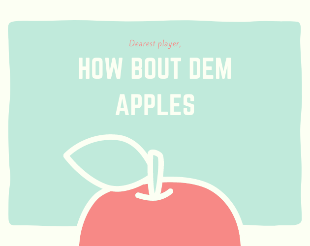 How Bout Dem Apples!