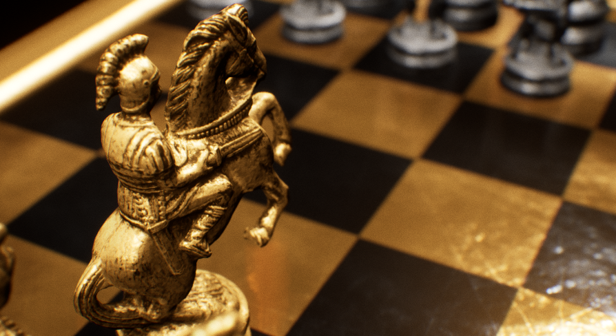 3D Game-Ready Chess Figures