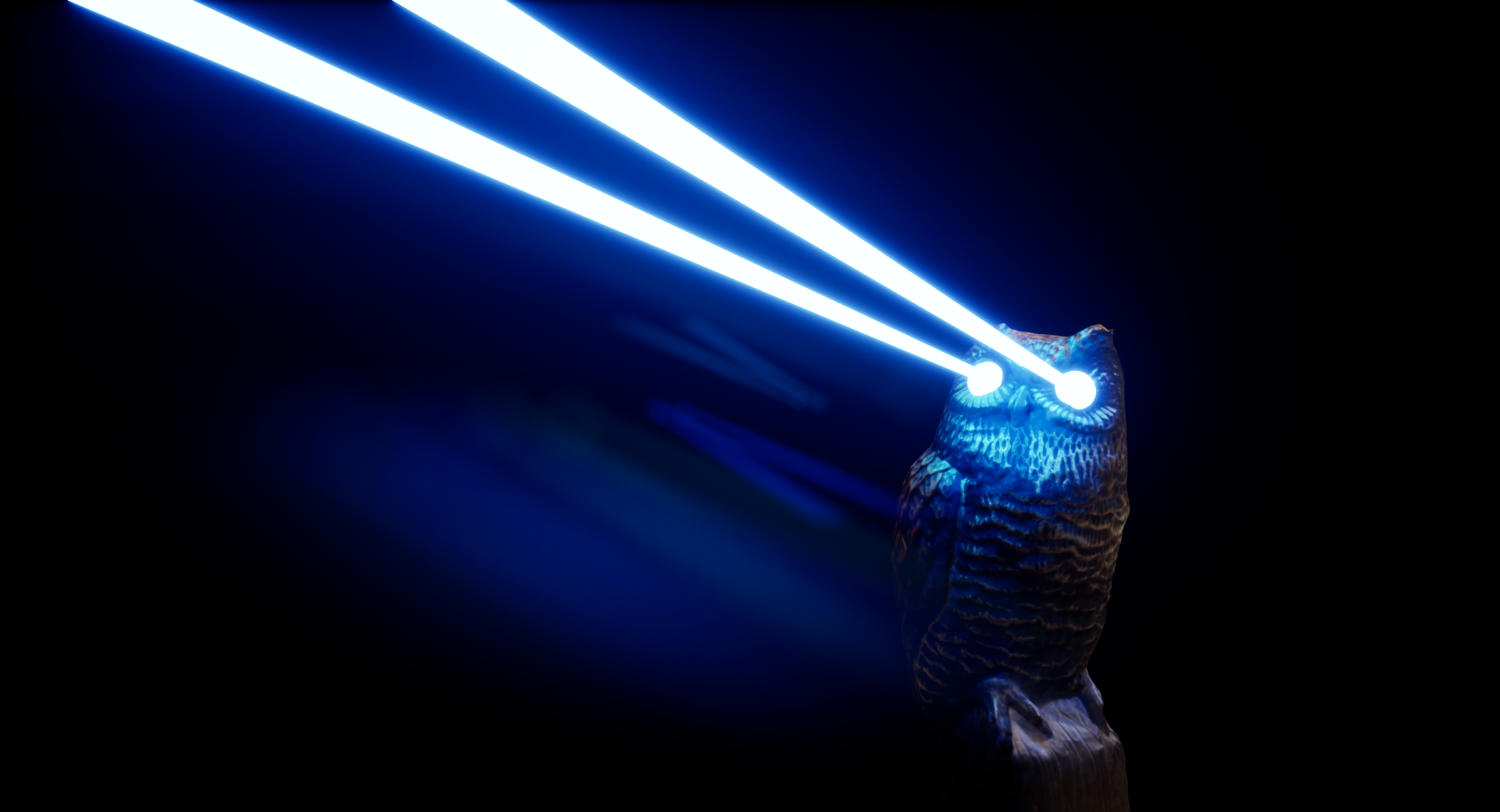 3D Game-Ready Laser Owl